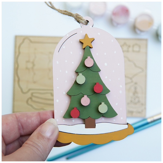 Paint and Pop Out Kit Christmas Tree