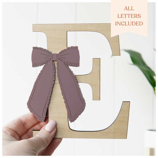 Lacy Bow Alphabet