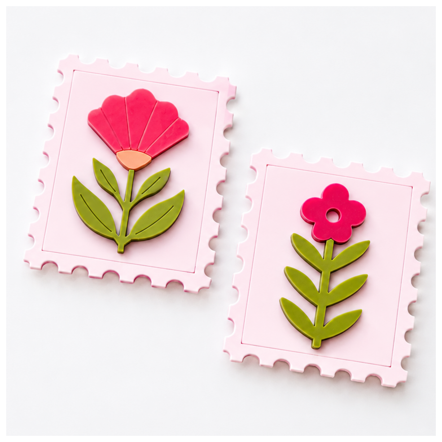 Bag Charms Floral Stamp Set