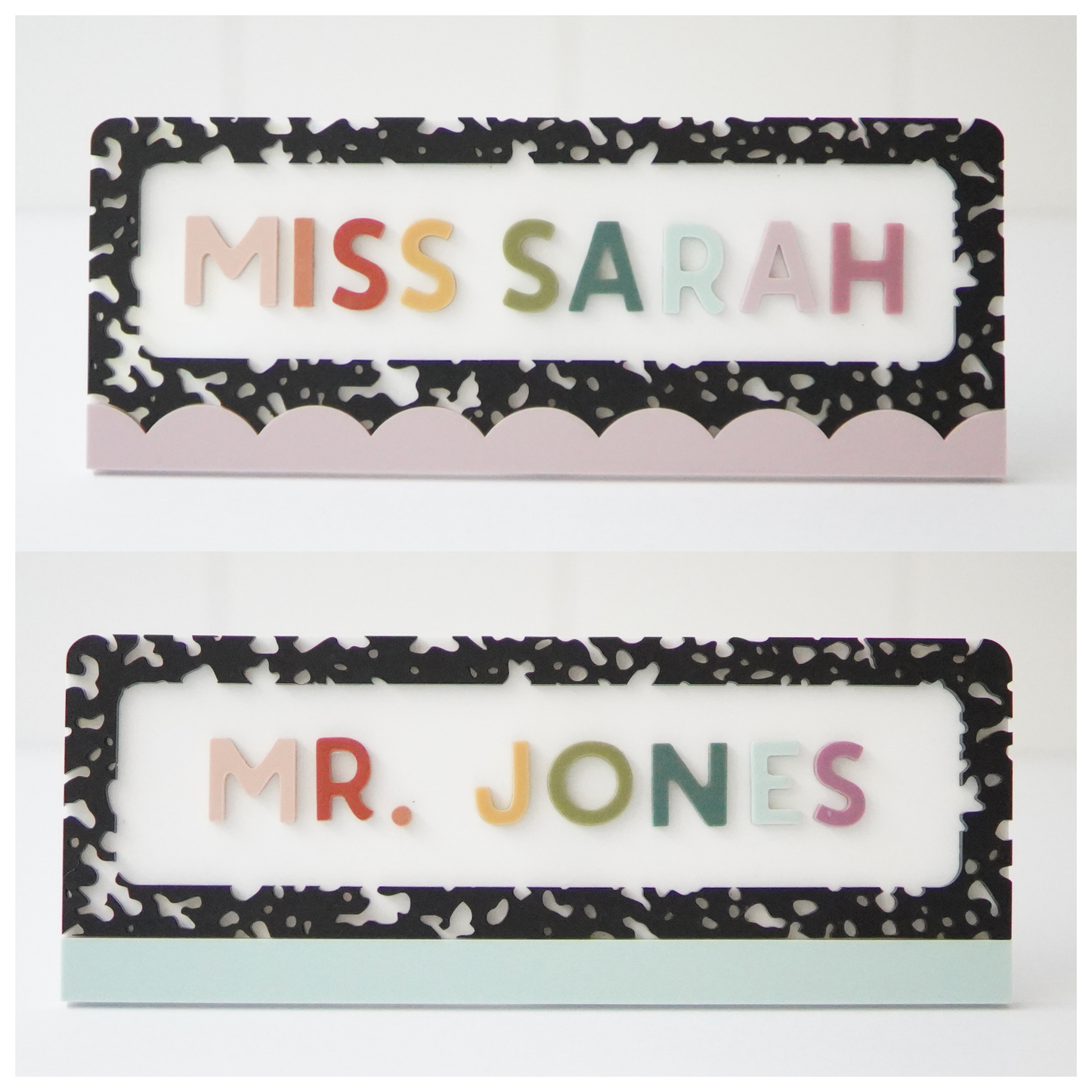 Teacher Name Sign Composition Paper