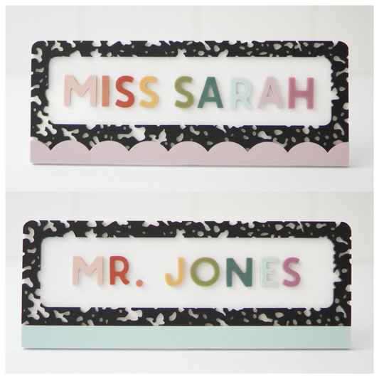 Teacher Name Sign Composition Paper