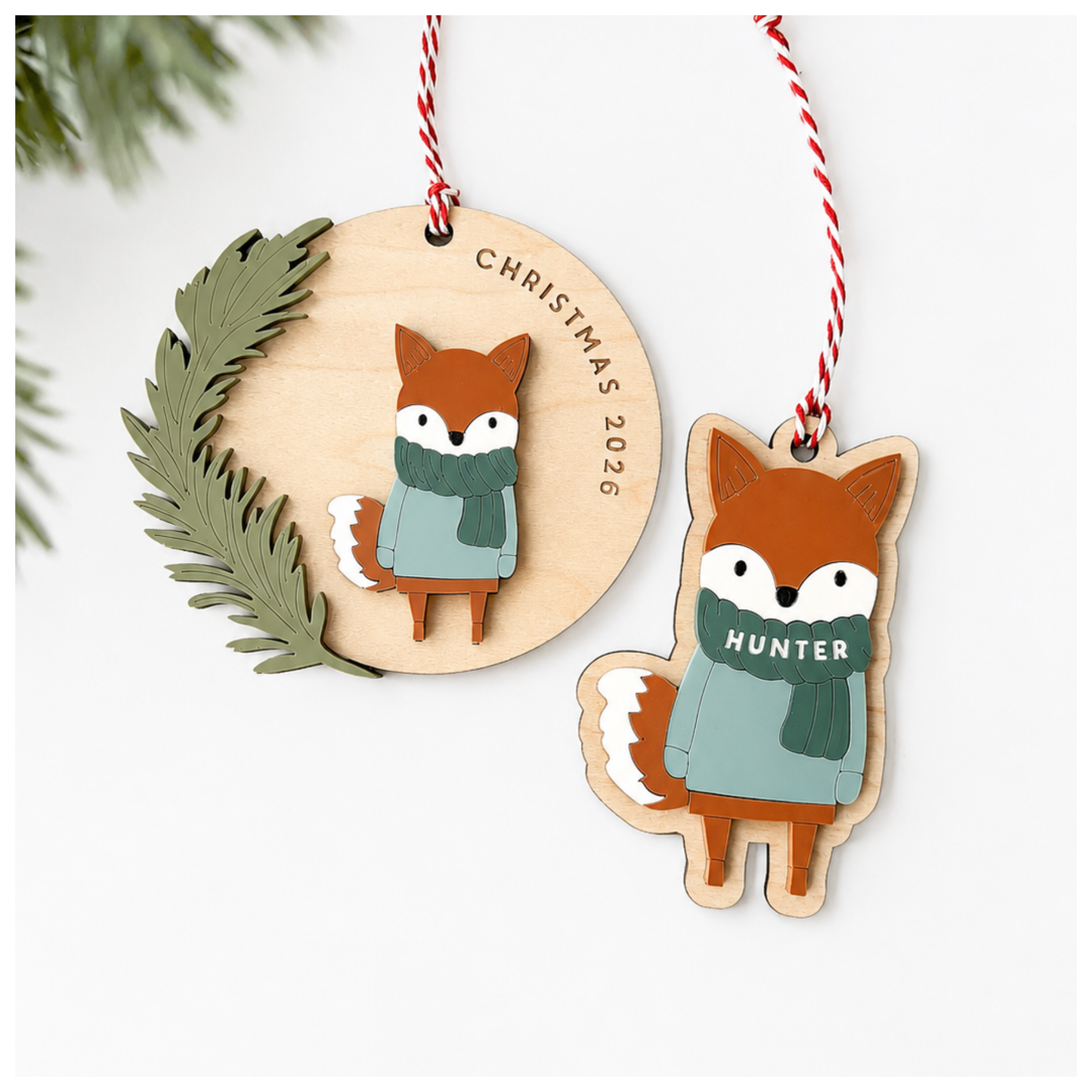 Woodland Ornaments: Fox