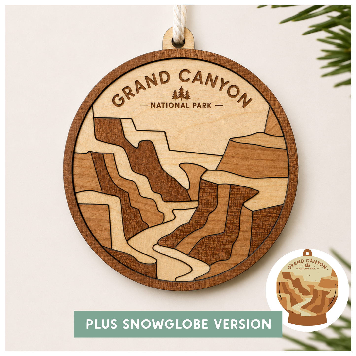 National Park Collection: Grand Canyon Round Ornaments