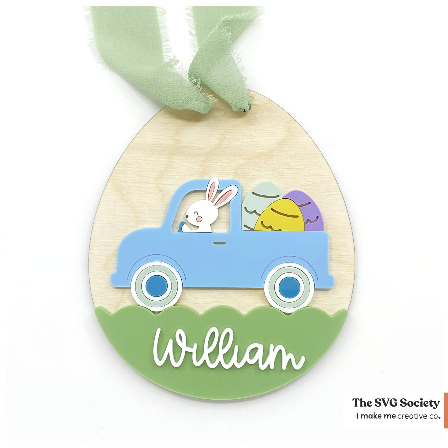 Easter Bunny Truck Tag