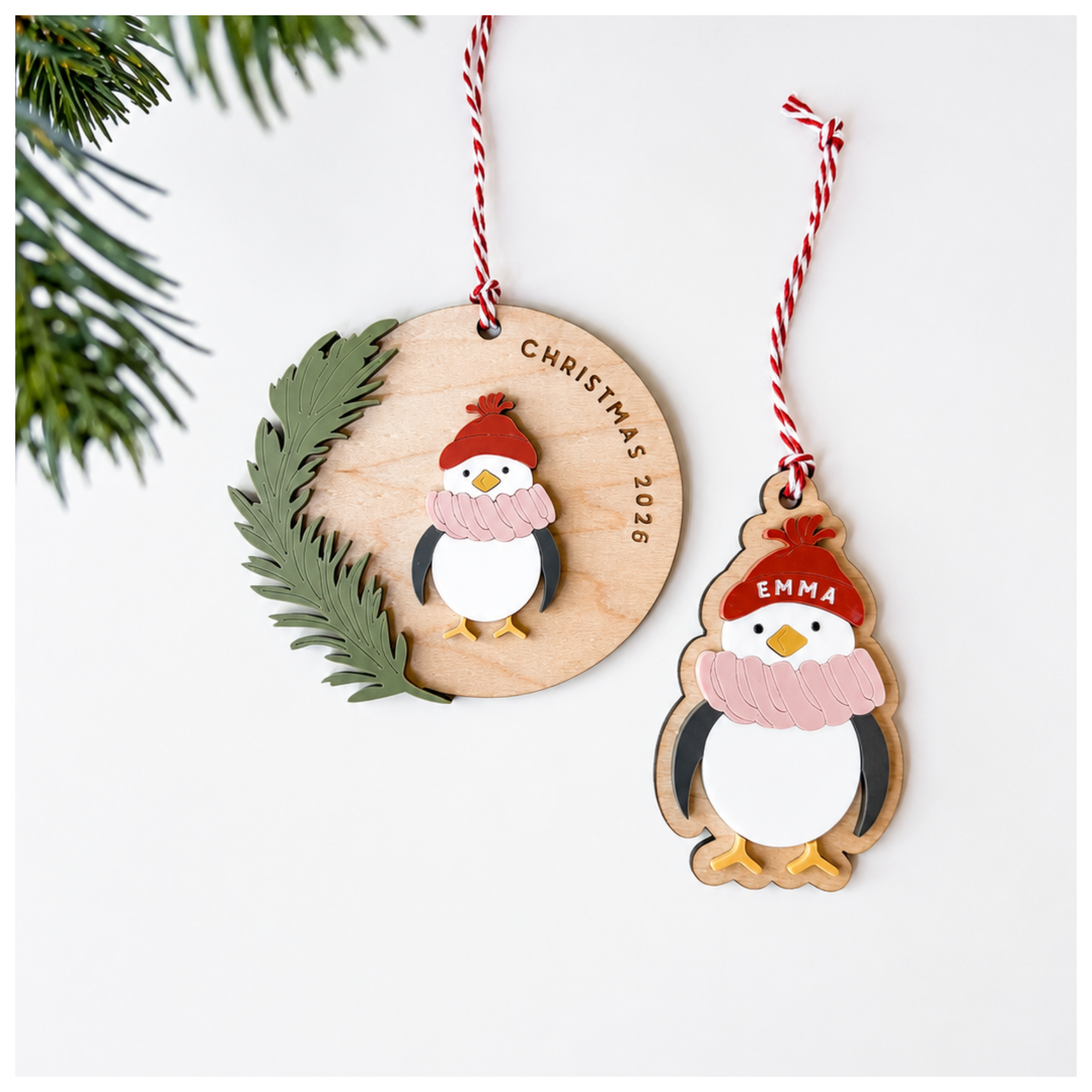 Woodland Ornaments: Penguin