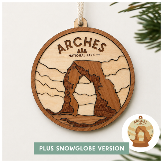 National Park Collection: Arches Round Ornaments