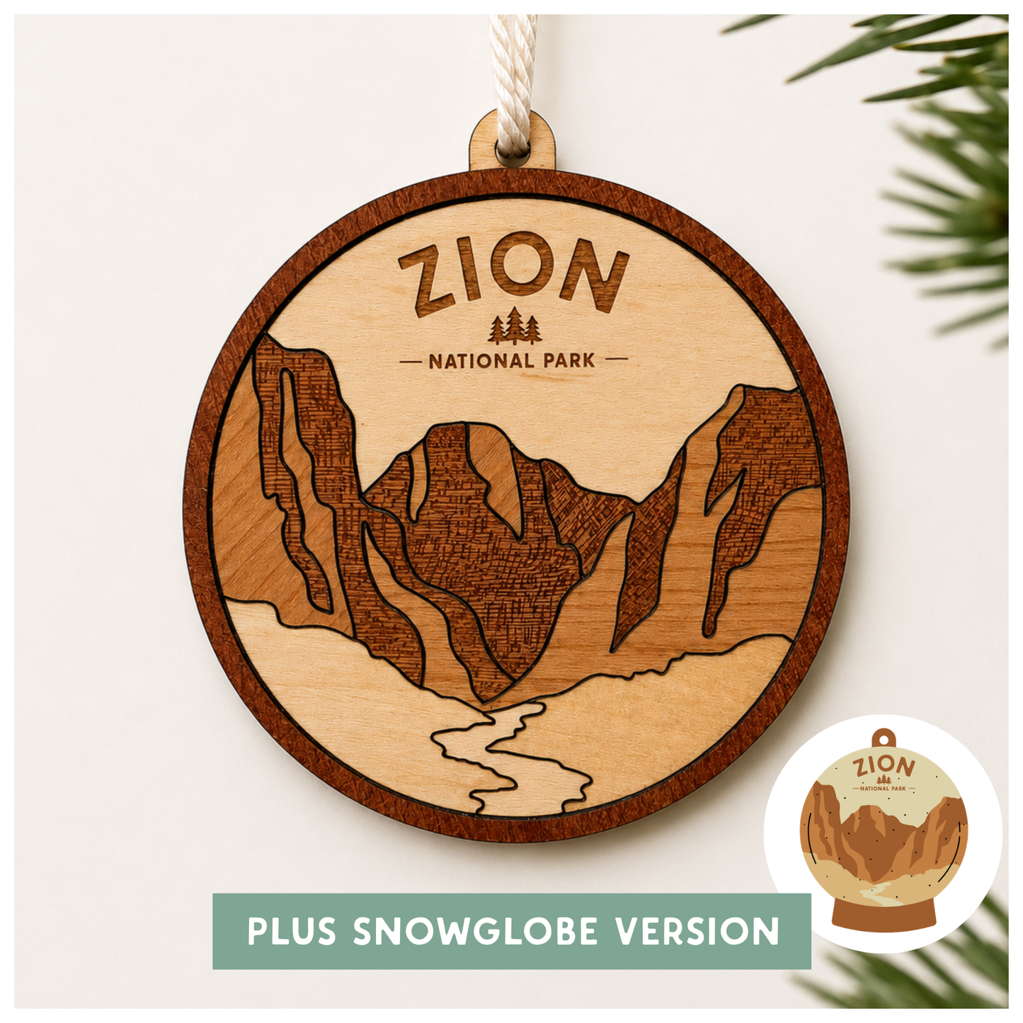 National Park Collection: Zion Round Ornaments