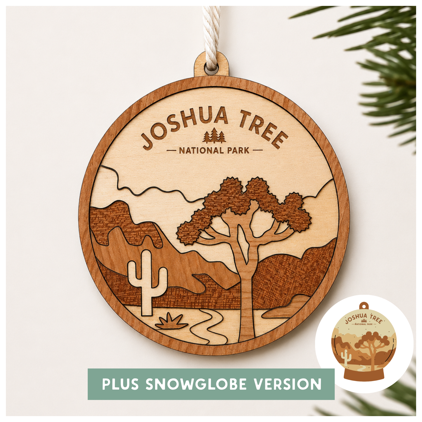 National Park Collection: Joshua Tree Round Ornaments