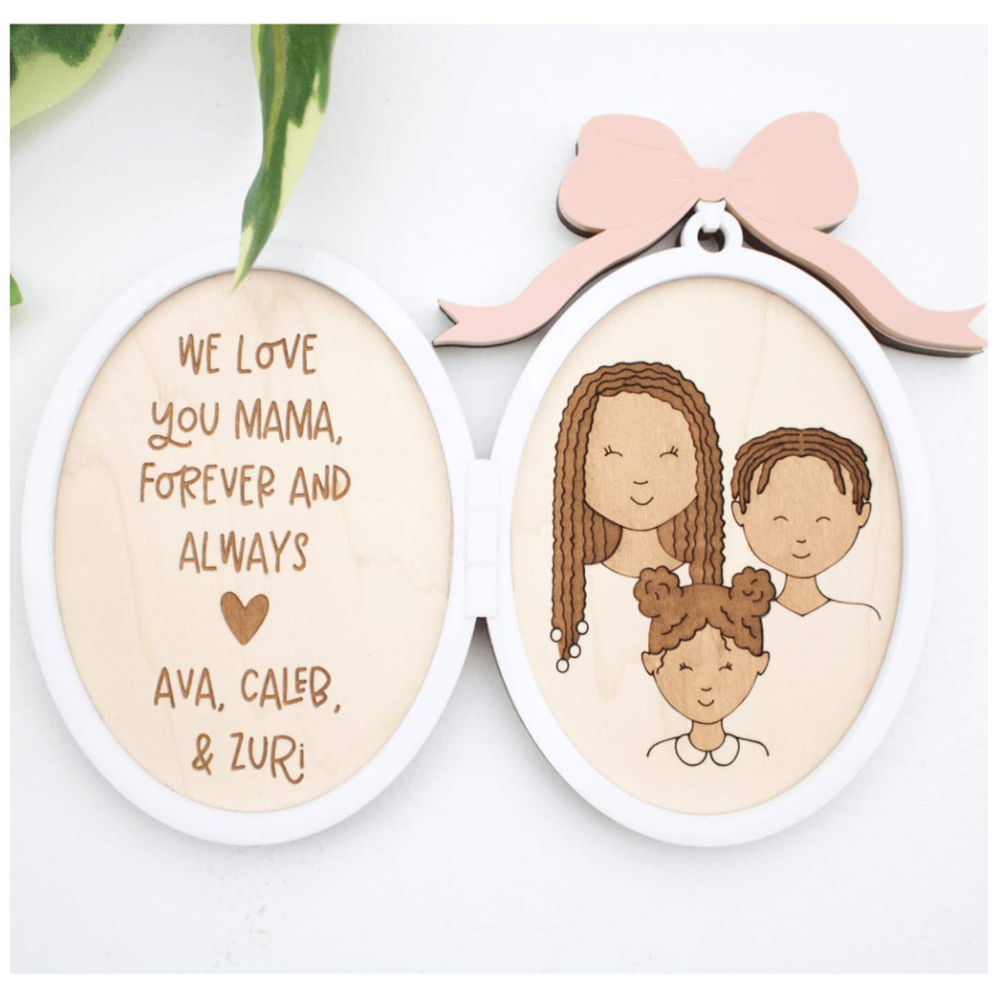 Custom Family Face Locket