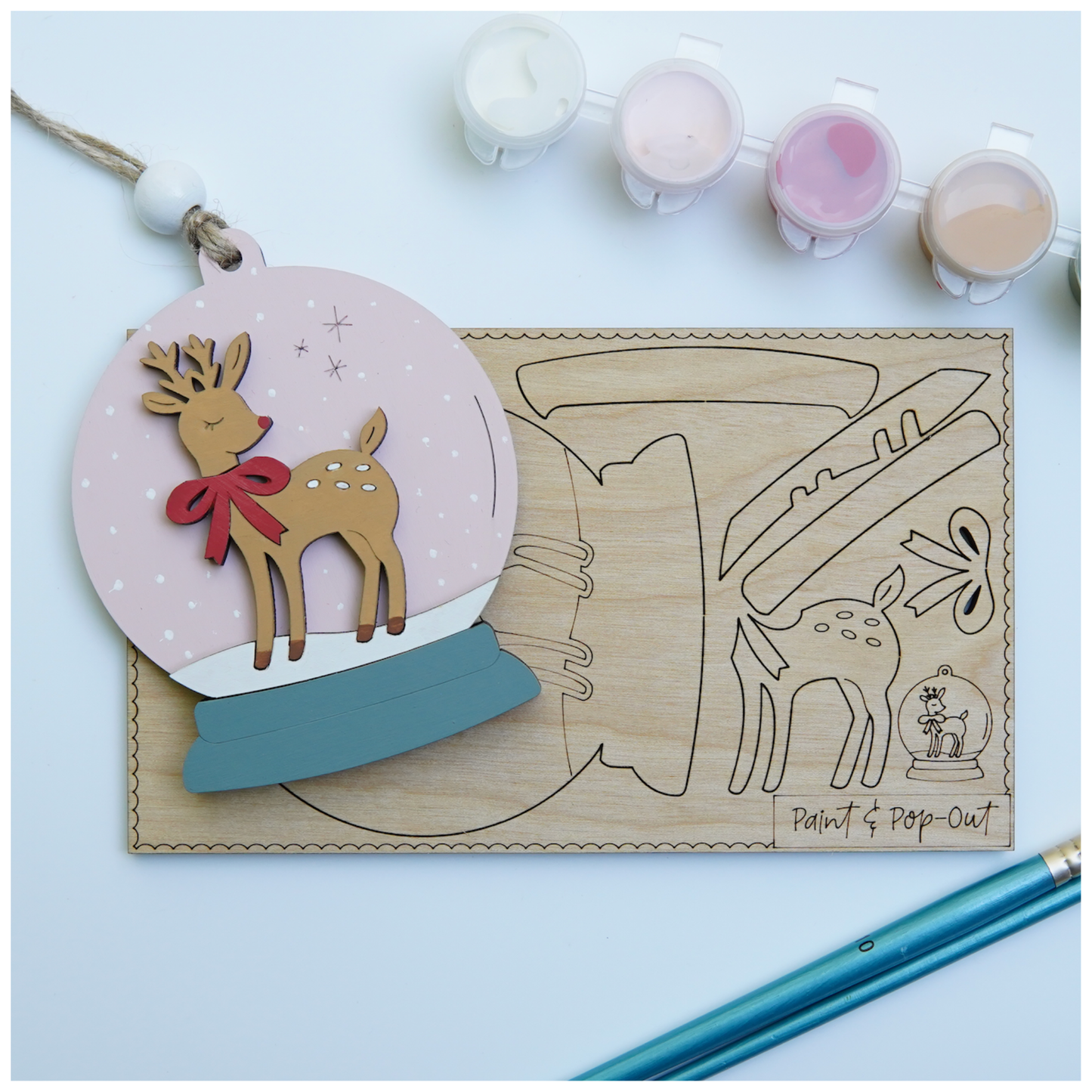 Paint and Pop Out Kit Deer