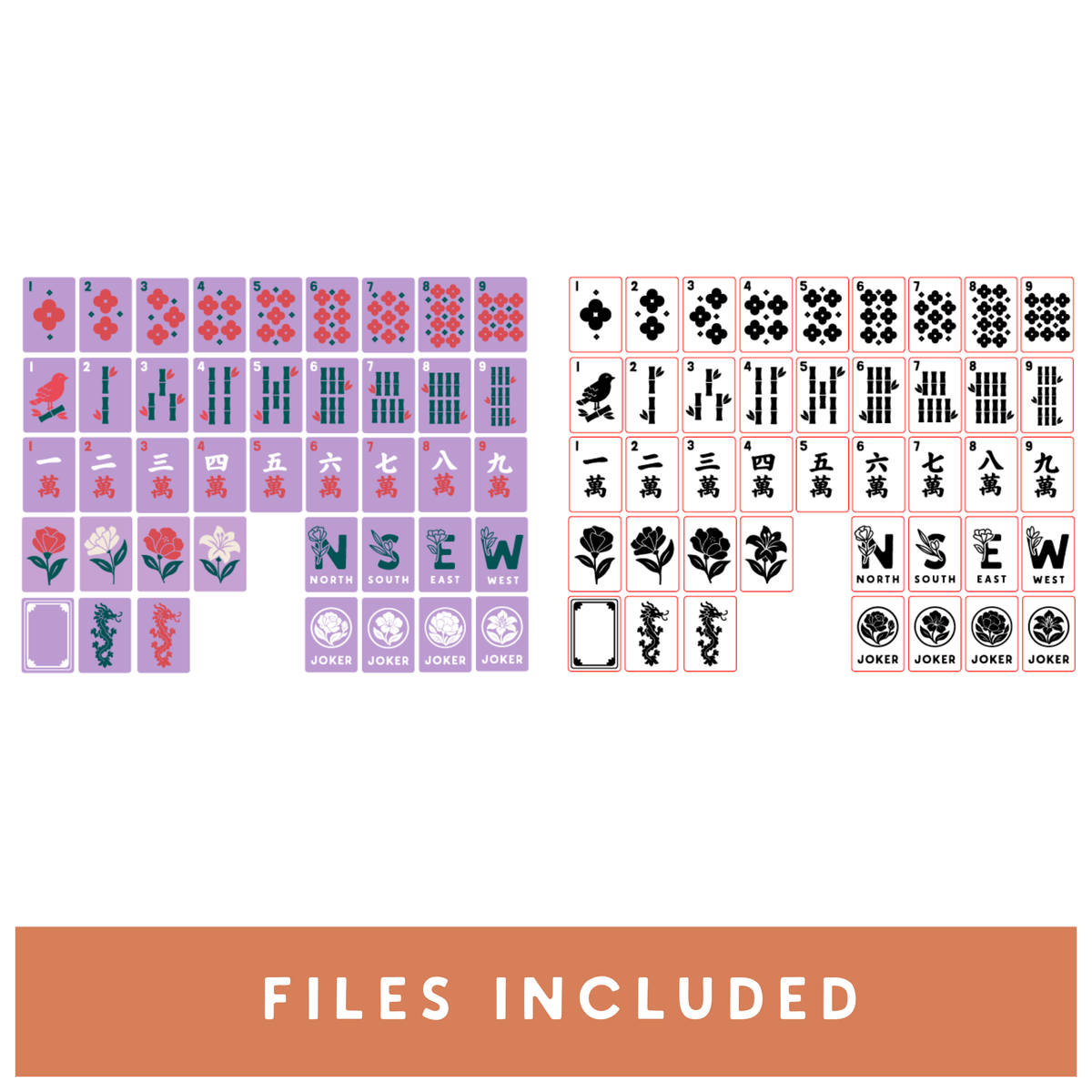 Mahjong Tile Set