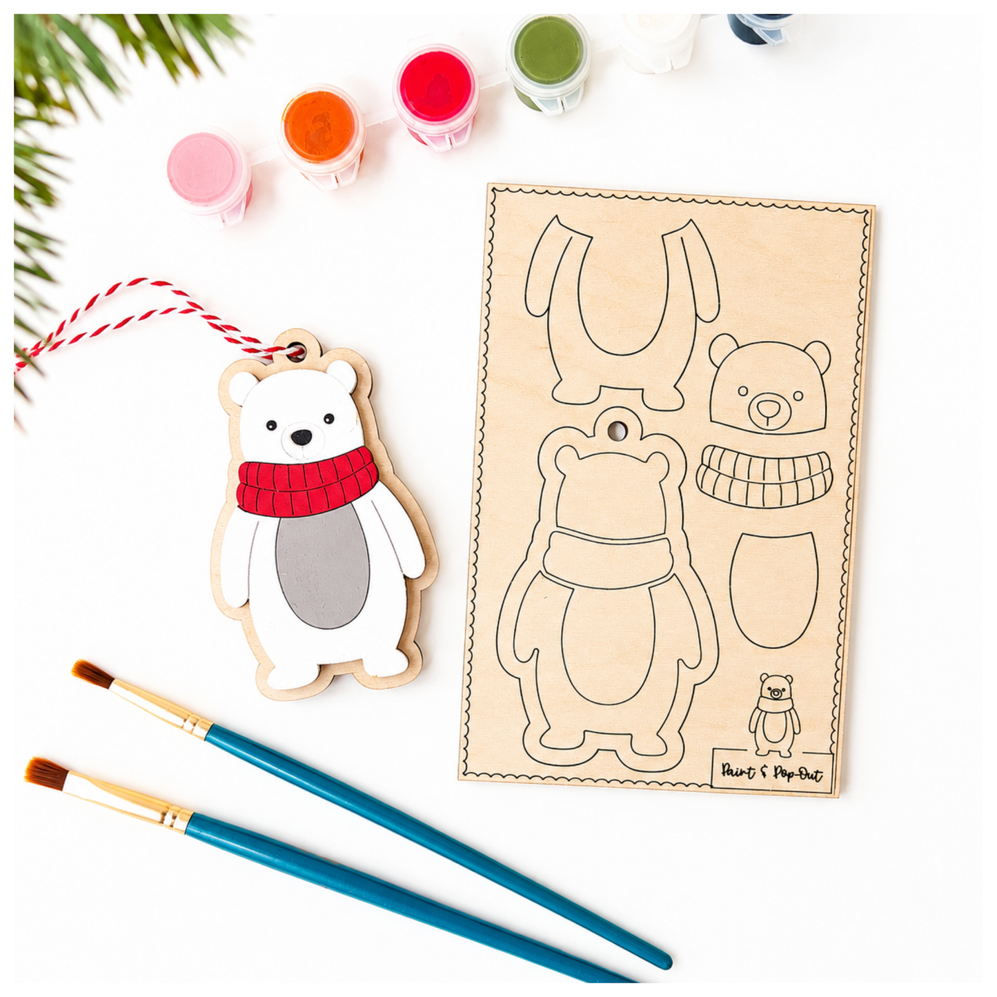 Woodland Paint Kit: Bear