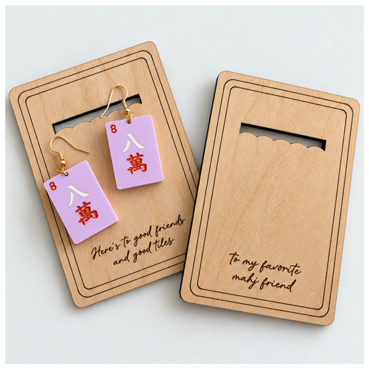 Mahjong Earrings