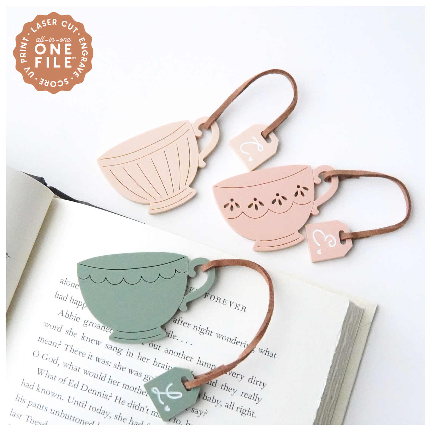 Mother's Day Teacup Bookmarks