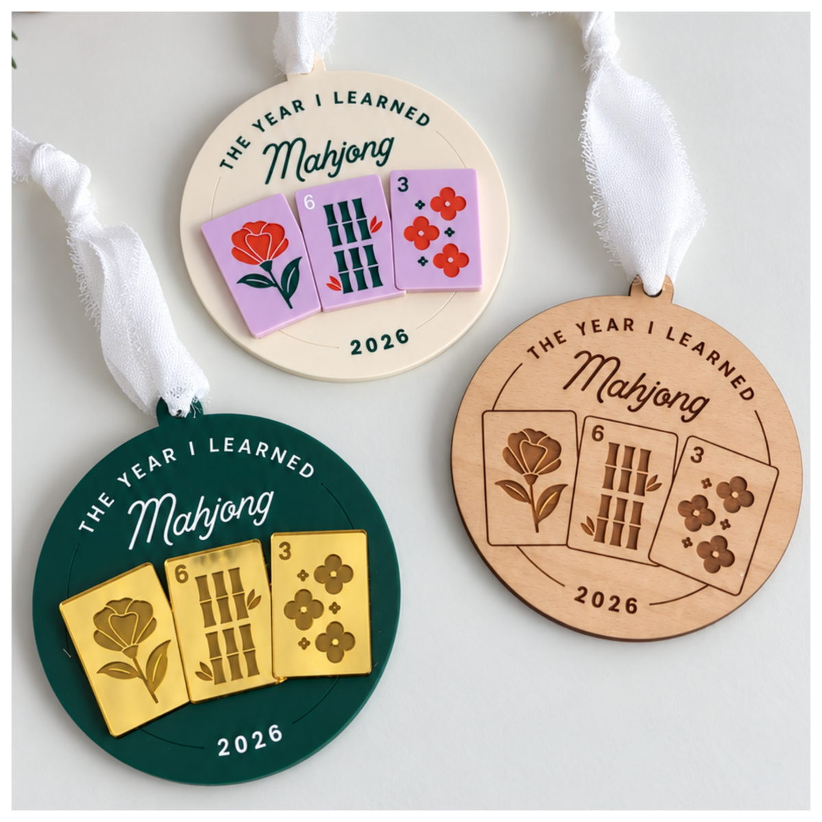 The Year I Learned Mahjong Ornament