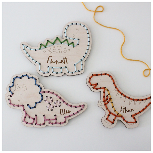 Dinosaur Yarn Sewing