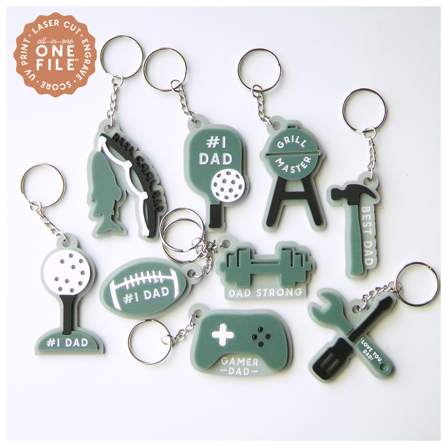 Father's Day Keychains