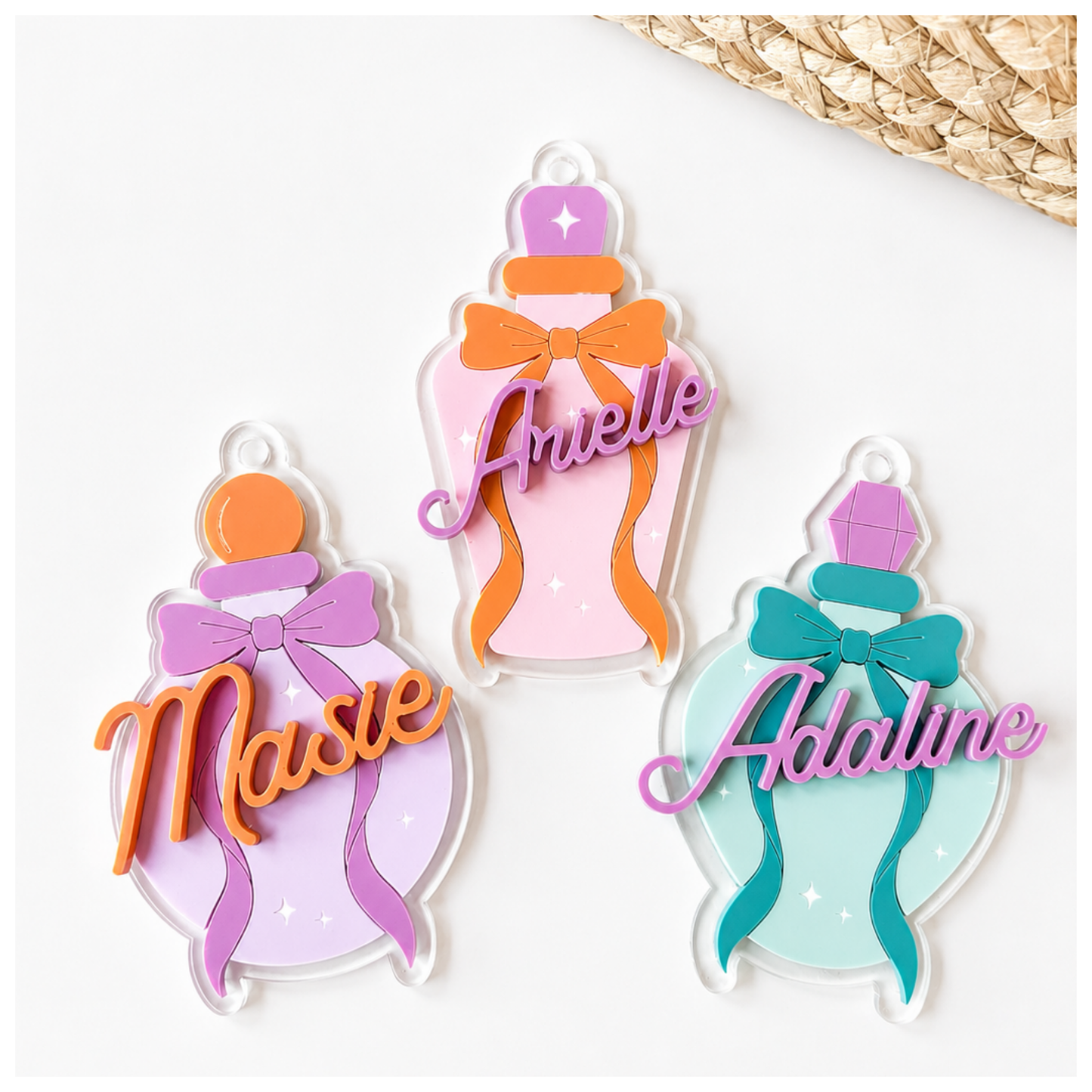 Halloween Potion Bottle with Bow Tags