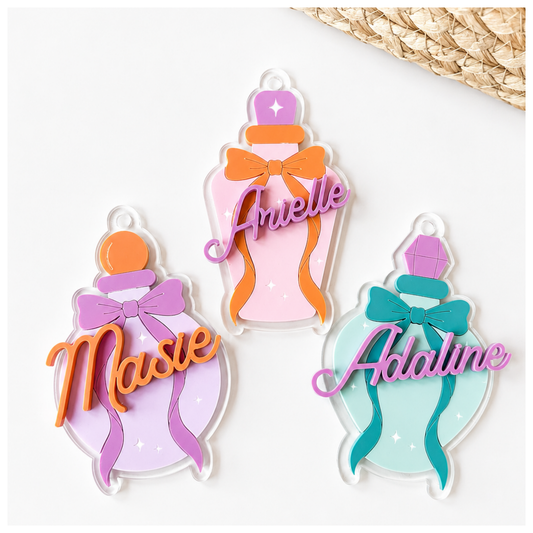 Halloween Potion Bottle with Bow Tags