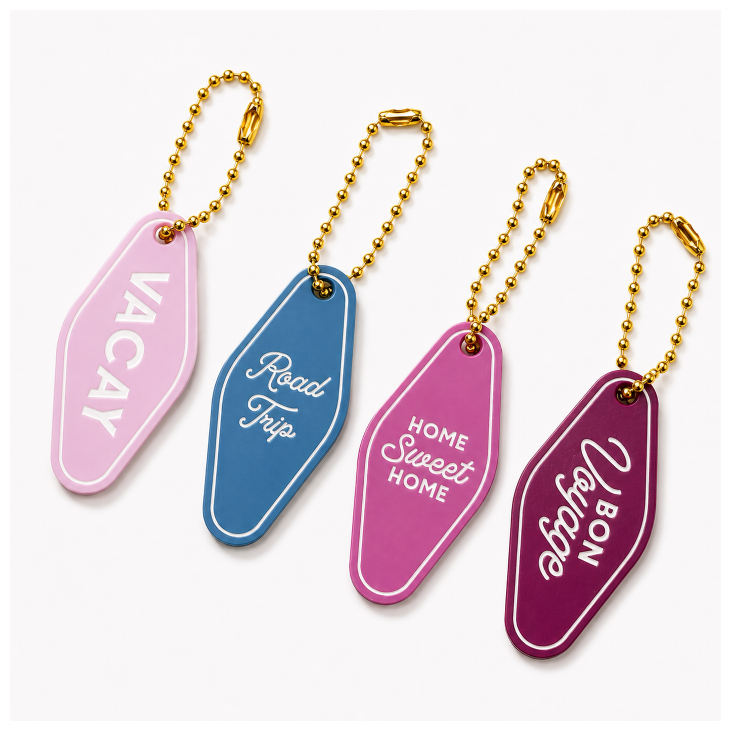 Classic Diamond Luggage Tags