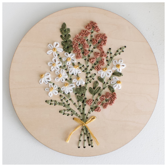 Daisy Bouquet Embroidery