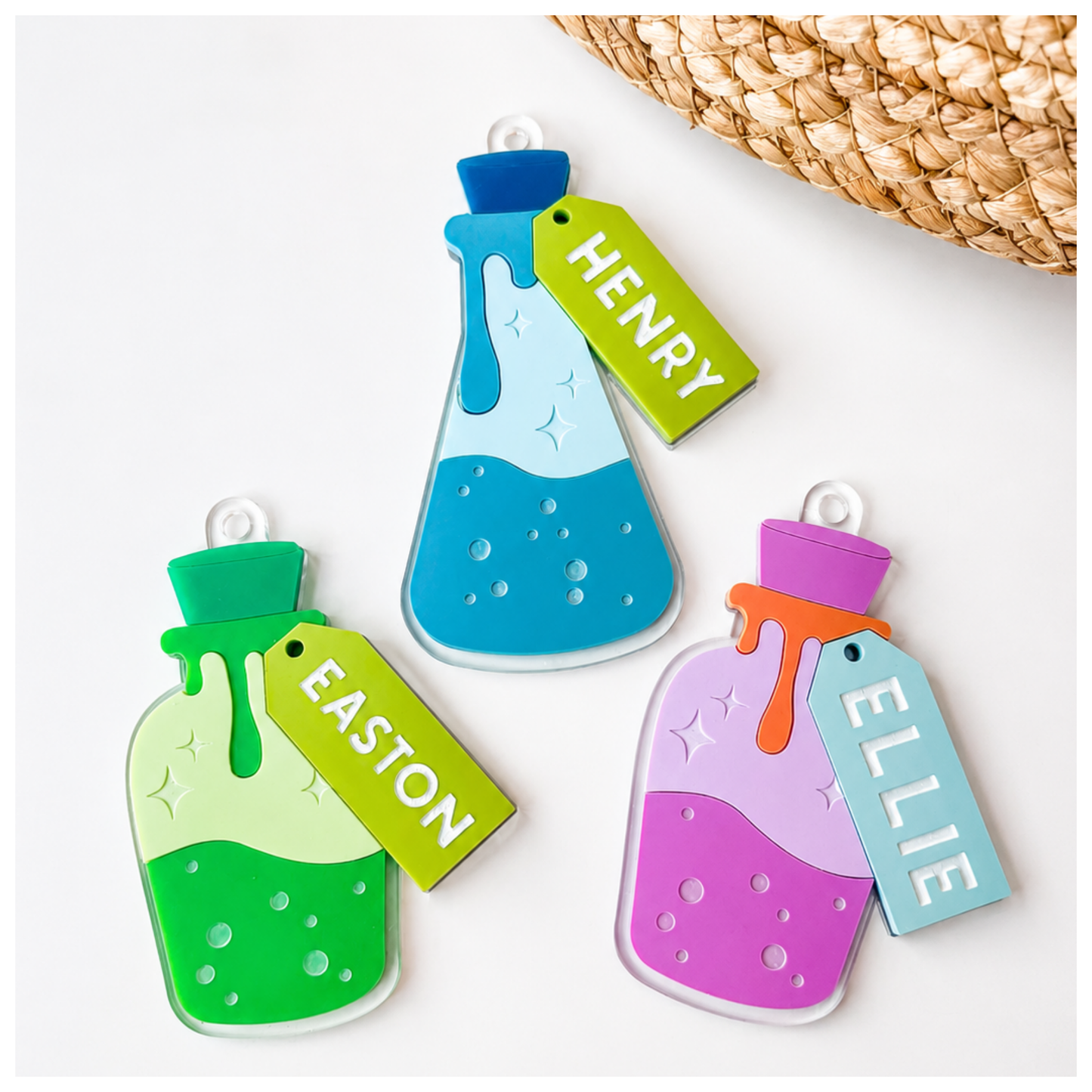 Halloween Poison Bag Tags