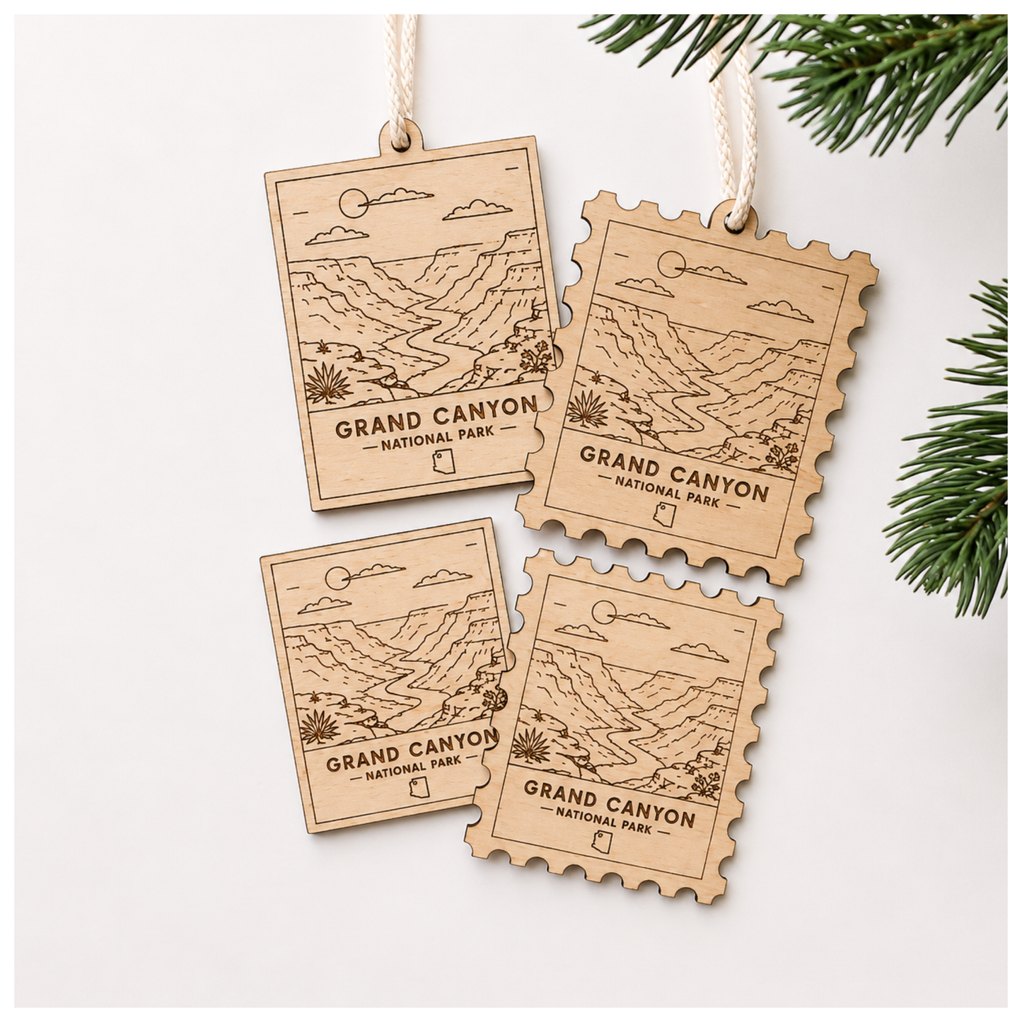 National Park Collection: Grand Canyon Stamp Ornaments & Magnets