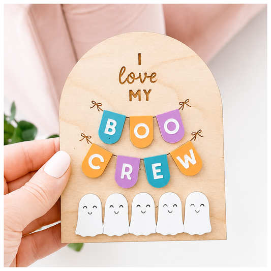 Halloween I Love My Boo Crew