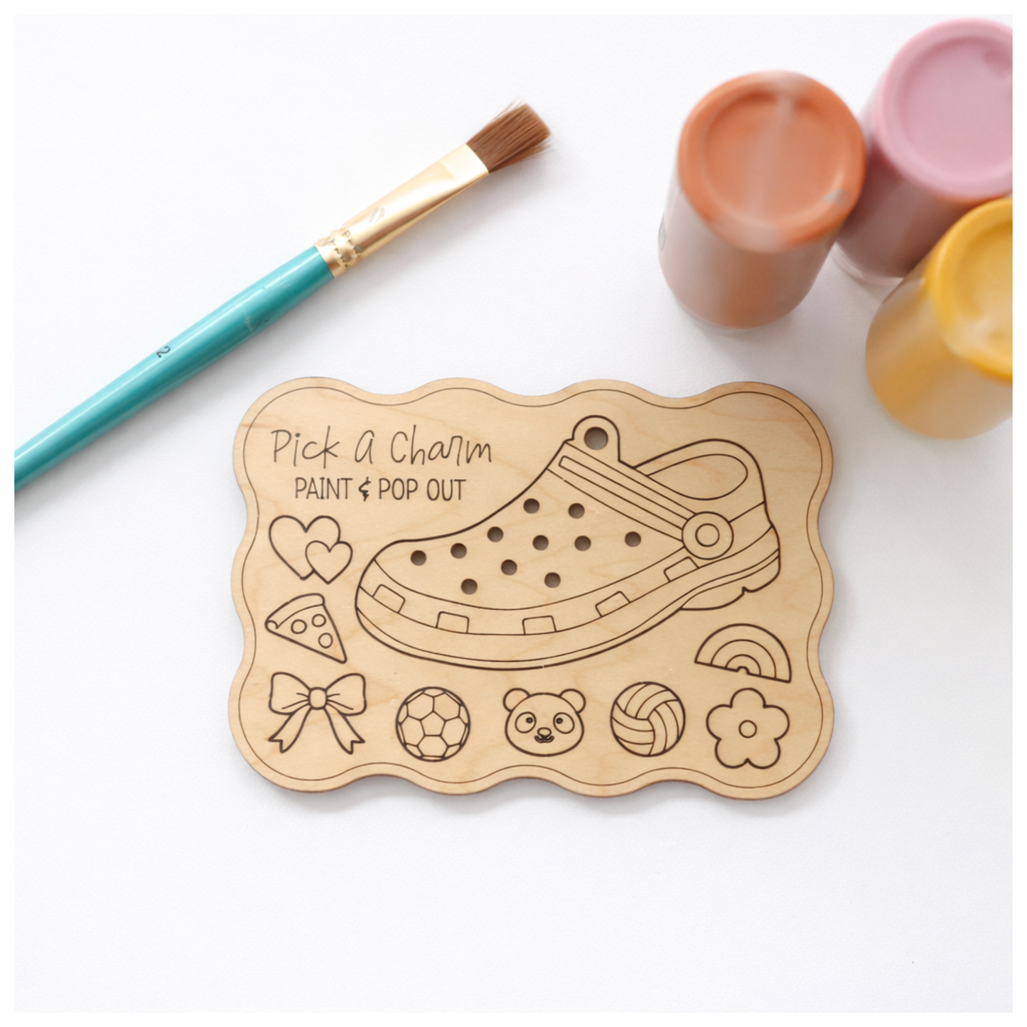 Croc Charm Paint Kit