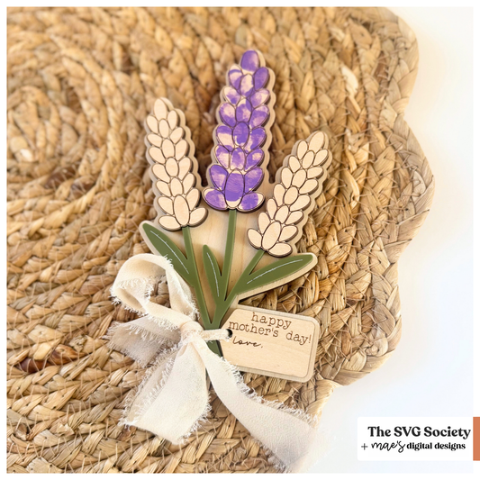 Mother's Day Lavender Bunch Magnet