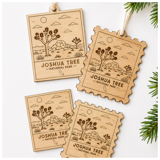 National Park Collection: Joshua Tree Stamp Ornaments & Magnets