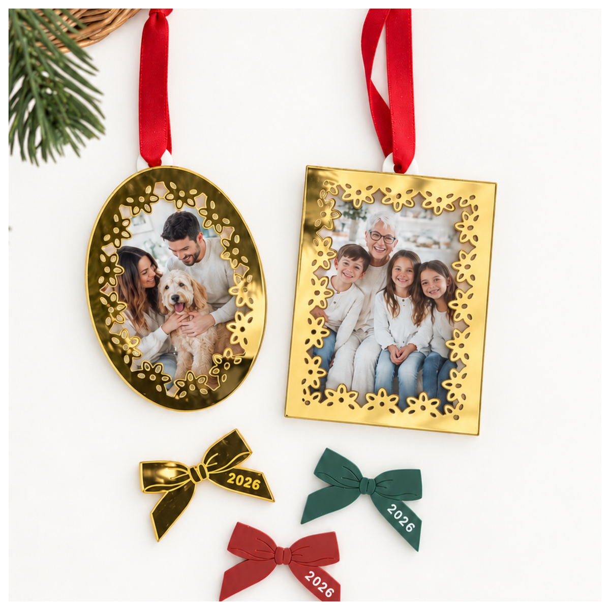 Vintage Frame Ornaments