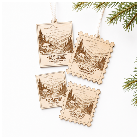 National Park Collection: Great Smoky Mountains Stamp Ornaments & Magnets