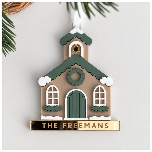 Christmas Chapel Ornament