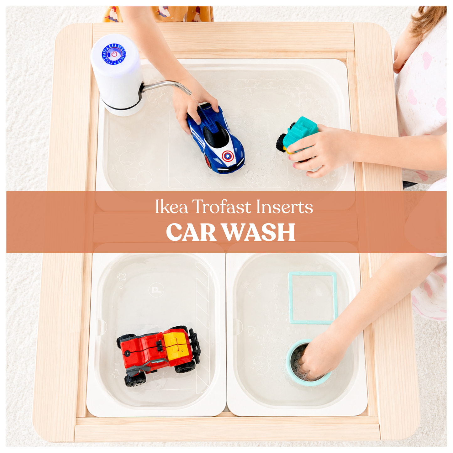 Trofast Insert Car Wash