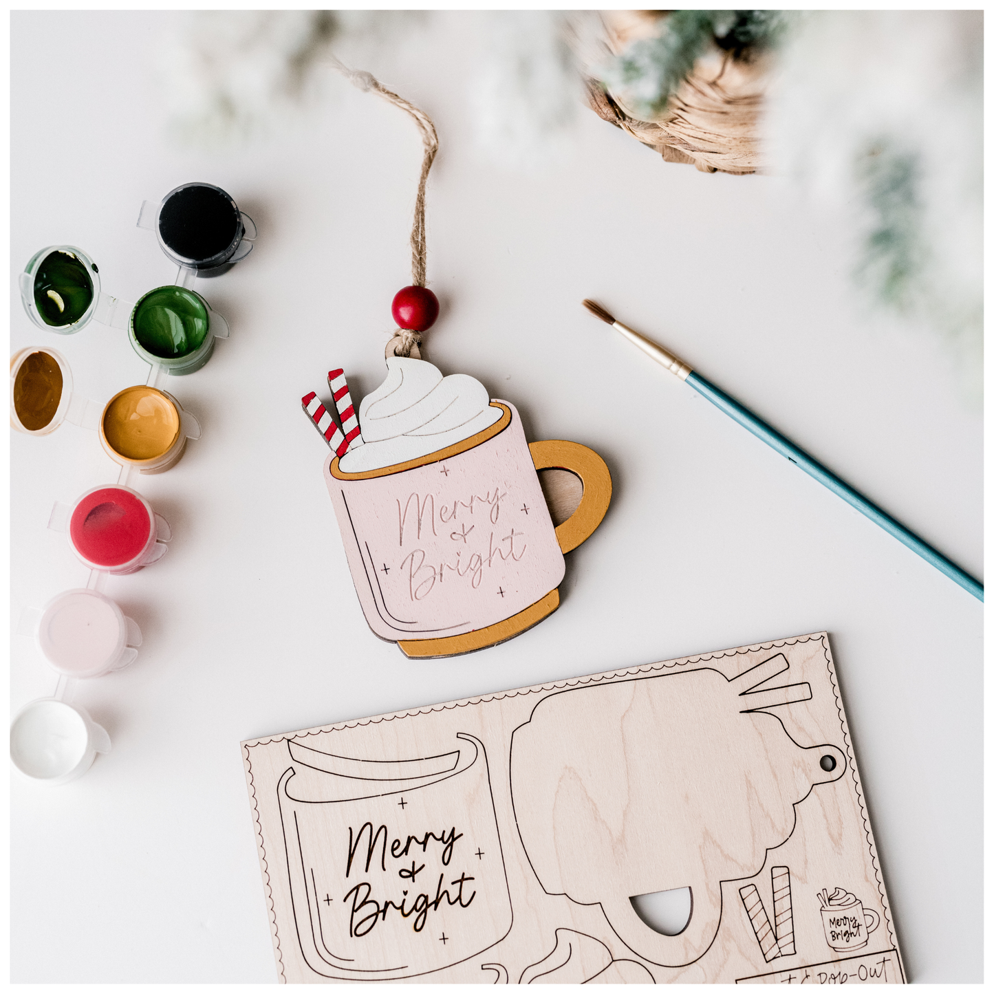 Paint and Pop Out Kit Cocoa Mut