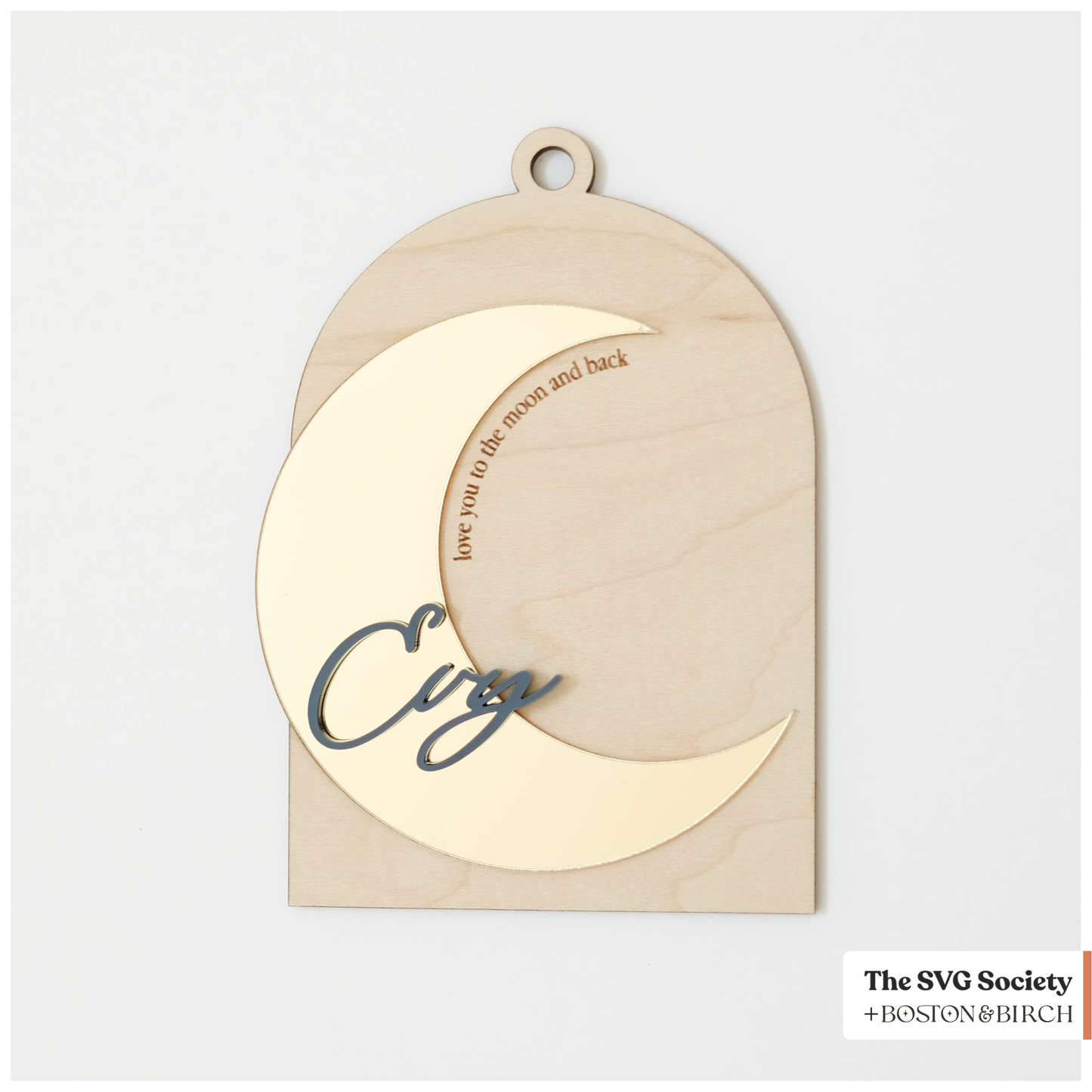 Love You to the Moon Ornament