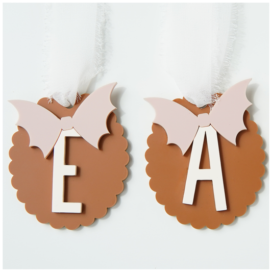Halloween Letter Tags