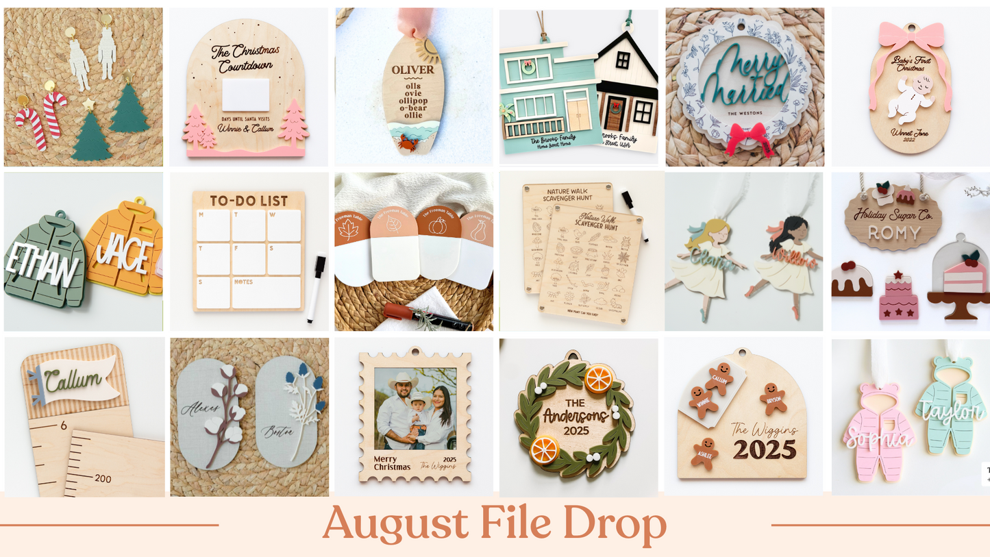 August File Drop Bundle
