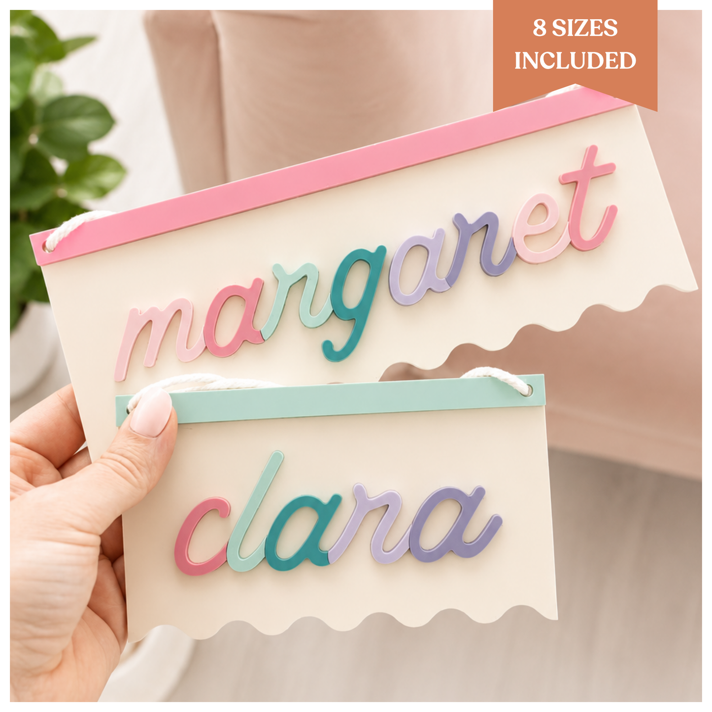 Wavy Name Signs