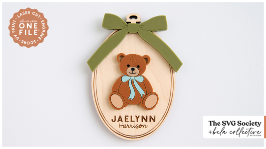 Vintage Bear Ornament