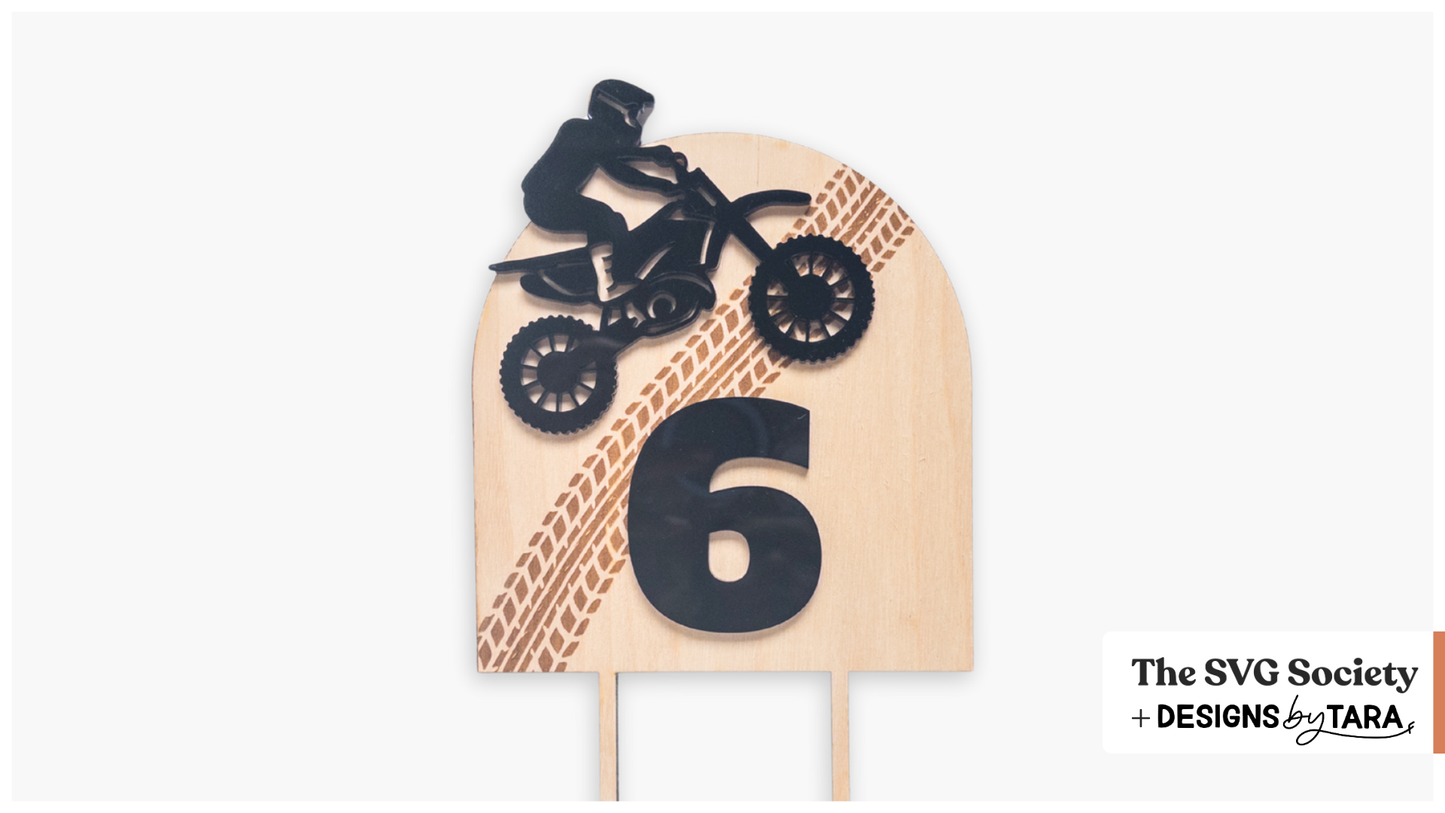 Dirt Bike Cake Topper