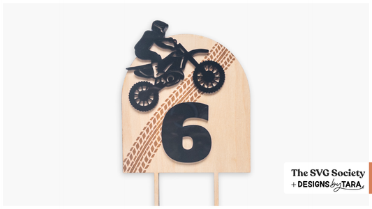 Dirt Bike Cake Topper