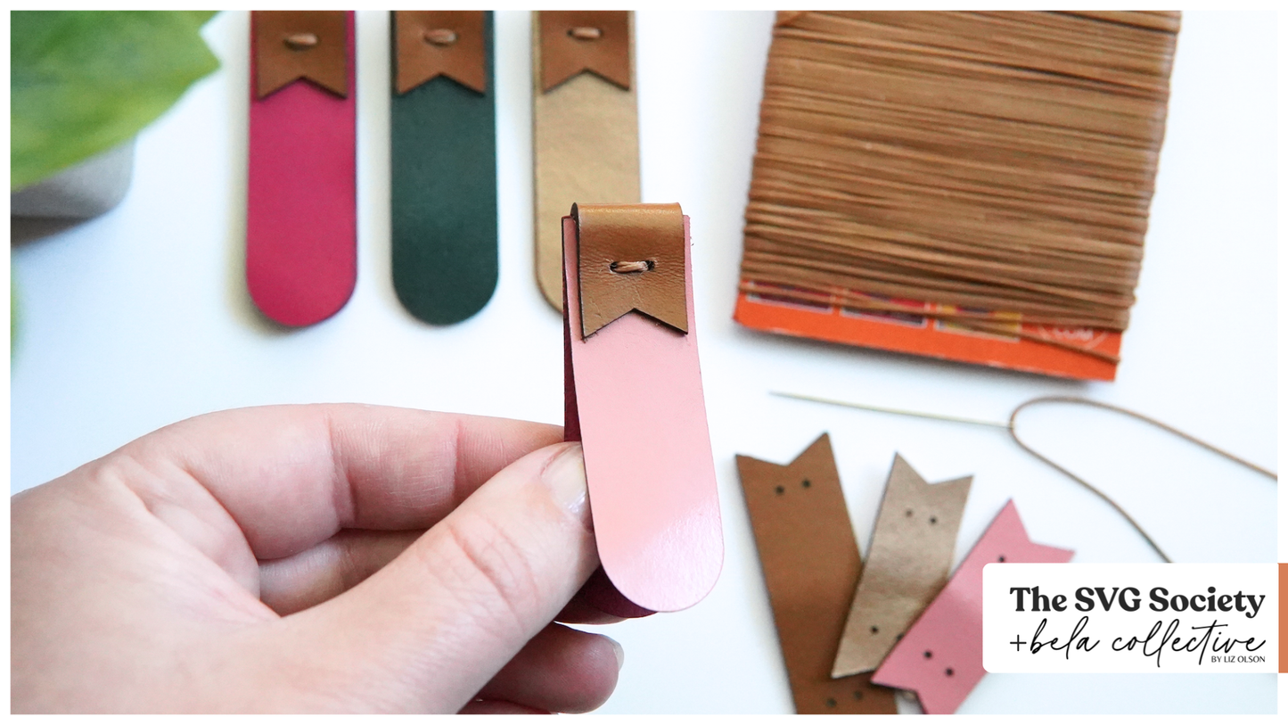 Leather Rounded Bookmarks