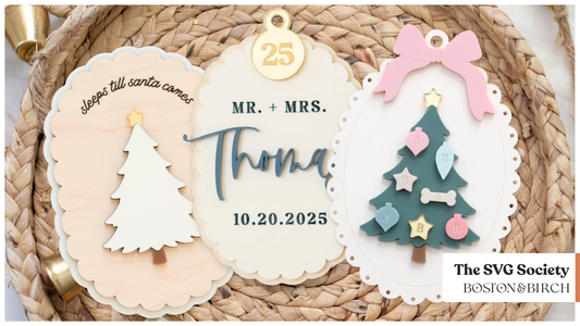 Scalloped Christmas Trio