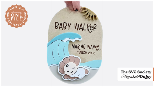 Making Waves Baby Ornament