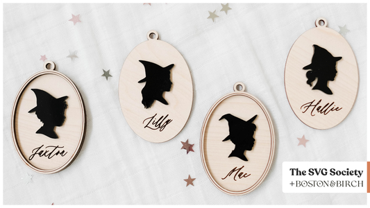 Spooky Silhouette Tags