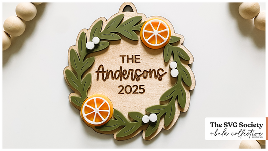 Christmas Wreath Ornament
