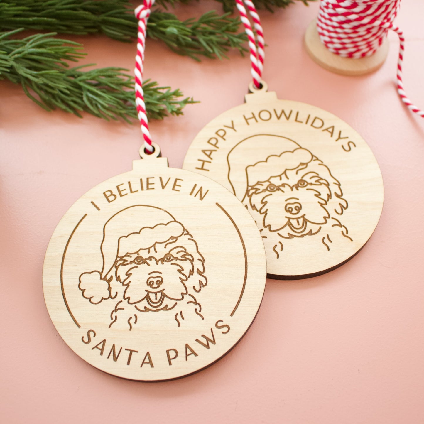 Happy Howlidays 34 Breeds Dog Ornament