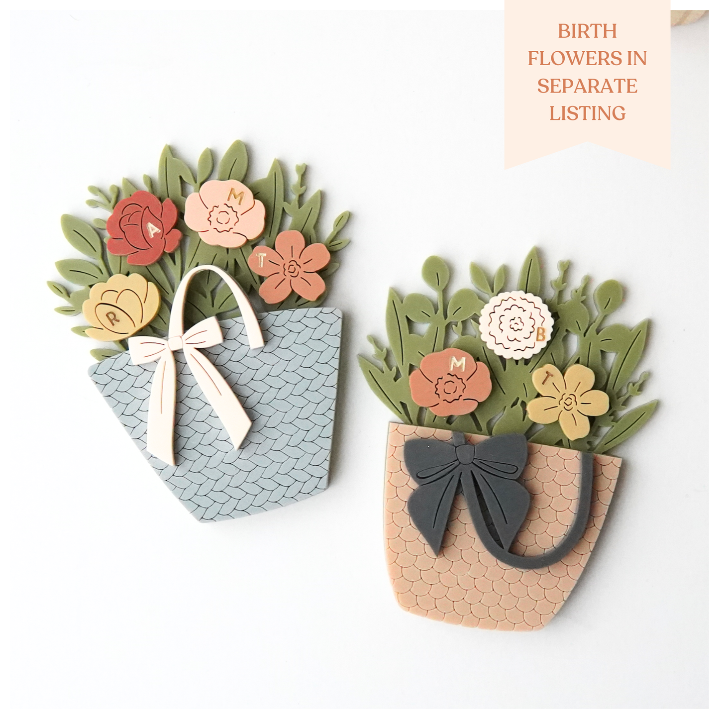 Purse Magnets for Mini Birth Flowers - Mother's Day